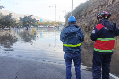 La Tola Grande y Lumbisí se vieron afectados por la acumulación de agua producto de las intensas lluvias