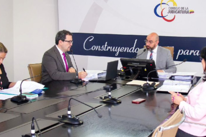 El pleno del Consejo de la Judicatura sesionó este jueves 3 de octubre.