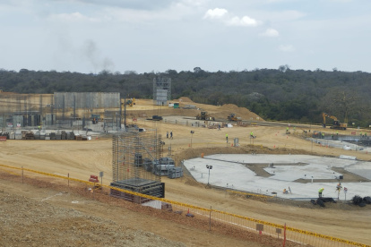 La obra se realiza en la comuna Juntas del Pacífico, en Santa Elena.