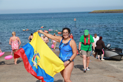 En julio, tras un año de preparación, Sara Palacios cruzó el Canal del Norte, uno de los más desafiantes del reto de Los Siete Martes.