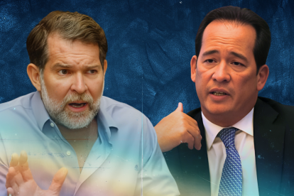 Los candidatos Francesco Tabacchi, de CREO; y Henry Cucalón, por Construye, piden jugar limpio en las elecciones 2025.