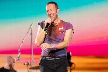 Coldplay durante un concierto en el Optum Stadium el 18 de novimebre de 2023.