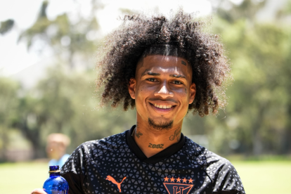 Marco Angulo, jugador de Liga accidentado en la General Rumiñahui.