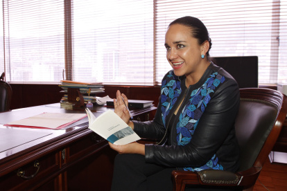 Gabriela Rivadeneira fue presidenta de la Asamblea Nacional.