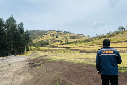 En la zona se movió la tierra para la construcción de vías internas.