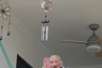 . Concertista. Lucía Sánchez, de 101 años, tocaba violín en la Orquesta Sinfónica de Guayaquil.