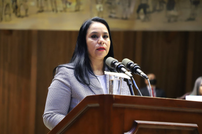 La vicepresidenta de la Asamblea Nacional, Bella Jiménez, fue detenida el 8 de octubre de 2024 en Guayaquil.