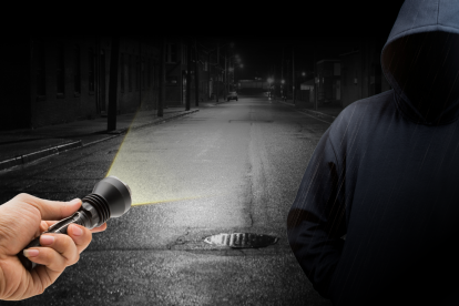 ILUSTRACIÓN. Caminar por una Guayaquil a oscuras colma de miedo a sus ciudadanos.