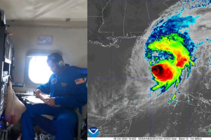 Caza huracanes viajan al huracán Milton para recopilar datos que ayuden a mejorar el pronóstico y apoyar la investigación sobre huracanes.
