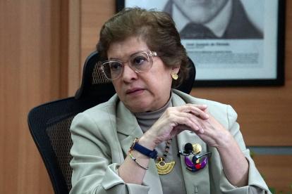 La ministra de Trabajo.