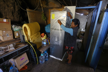 Ángela Maleza fue una de las afectadas por el incendio en el barrio Bolaños.