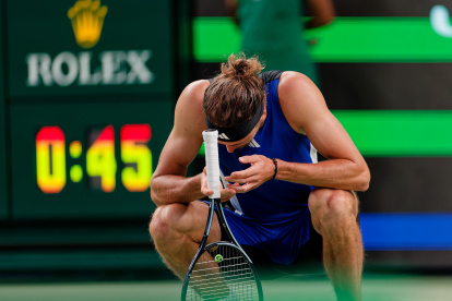 Zverev, actual # 3 del mundo, no pudo ante un Goffin por demás superior.