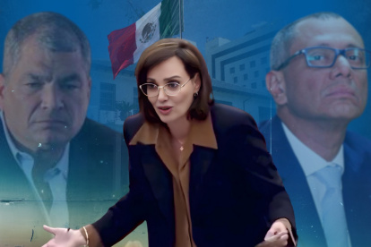 Ilustración referencial sobre las declaraciones de la senadora mexicana Lilly Téllez sobre Jorge Glas y Rafael Correa.