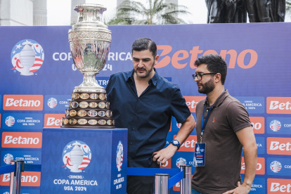 La Copa América y Aquiles Álvarez en el Malecón 2000.