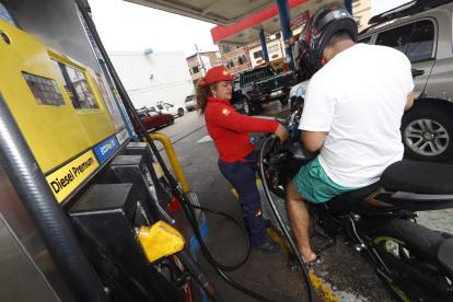 Gasolinera. Una de las estaciones que vende combustible en Guayaquil.