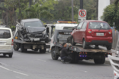 Ambos carros fueron retirados en grúa del sitio