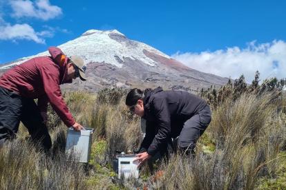 Personal del Instituto Geofísico realiza un mantenimiento constante de los equipos de monitoreo.