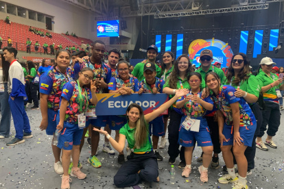 Parte de la delegación nacional que compitió en los Juegos Latinoamericanos de Olimpiadas Especiales.