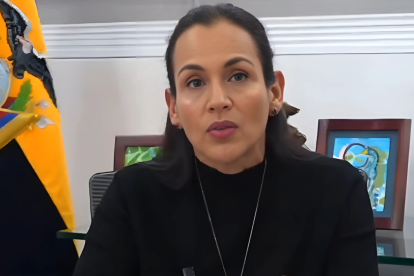 La ministra de Ambiente y Energía, Inés Manzano.