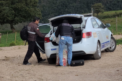 El levantamiento del cuerpo se llevó a cabo el domingo en la comunidad de Nero, en la parroquia Baños.