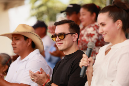 El presidente Daniel Noboa es uno de los candidatos en firme para 2025.