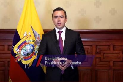 El presidente Daniel Noboa alertó de trabajos contra acciones delictivas como el narcotráfico.