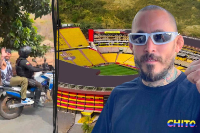 Chito Vera y su loco arribo a Barcelona en moto de la Policía Nacional.