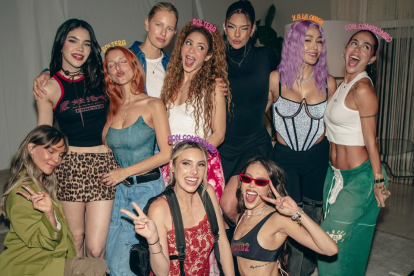 Shakira fue la anfitriona de una noche de chicas que reunió a algunas celebridades.
