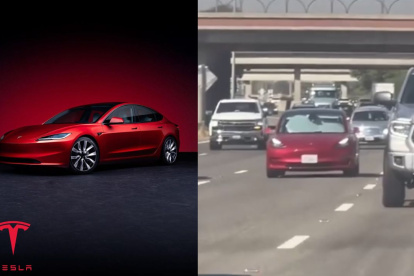 Conductor deja su Tesla en piloto automático mientras duerme.