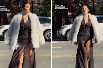 Luciana Guschmer compartió su look en Instagram y etiquetó a Ornella Lebed.