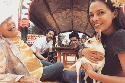 Estela Redondo junto a Estela Álvarez.