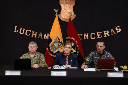 Caso. Las autoridades expusieron una disminución de delitos en todo el país pese a las masacres ocurridas en Durán