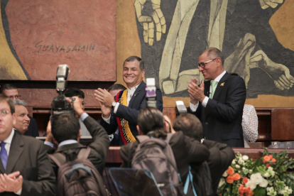 Rafael Correa y Jorge Glas fueron vetados por EE.UU. para ingresar a su territorio