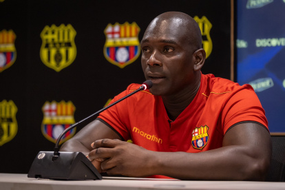 Segundo Castillo se estrenará como técnico de Barcelona SC en el Clásico del Astillero.