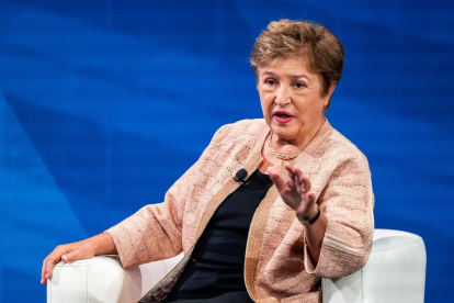 Kristalina Georgieva, directora del FMI, en días pasados.