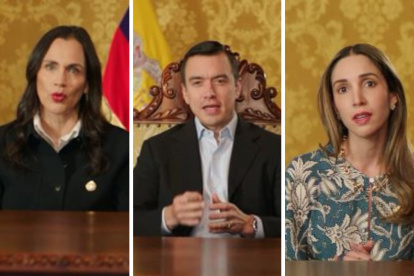 El primer mandatario subió en su red social la reducción de los nuevos horarios de cortes de luz junto a la ministra de Energía, Inés Manzano y de Producción Sonsoles García.