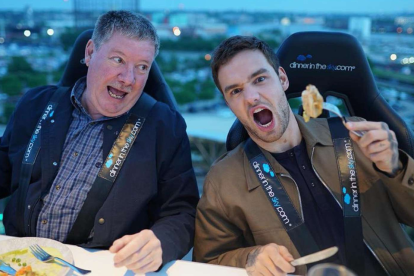 Geoff Payne, padre de Liam, llegó este 18 de octubre a las 06:00 a Argentina.