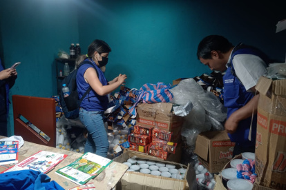 En la intervención en una de las viviendas donde se encontraron lo productos.