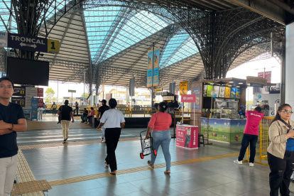 Puntos como la terminal Río Daule incrementaron el número de brigadistas.