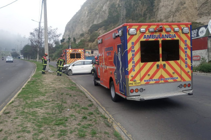 El siniestro ocurrió en la av. Simón Bolívar y Las Palmeras, cerca a la entrada de El Inca.