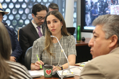 La exministra de Producción del Gobierno de Daniel Noboa, Sonsoles García.