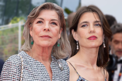 Carolina de Mónaco y su hija.