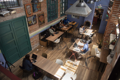 La acogida de los espacios de coworking en la capital ha aumentado desde el inicios de los cortes de luz planificados.