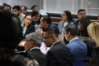 Wilman Terán este lunes en el juicio del caso Metástasis.