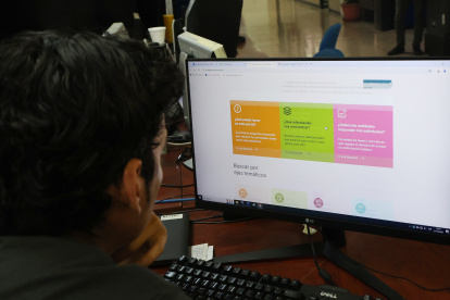 Imagen referencial de una consulta del Portal Nacional de Transparencia.