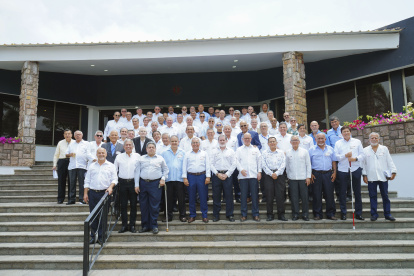 Cerca de 80 excompañeros se reunieron para la celebración en Club Biblos, en Samborondón.