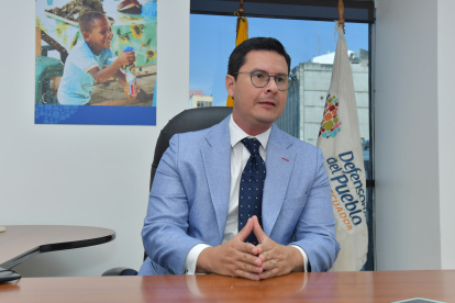 Autoridad. Gonzalo Ortega, delegado defensor del Pueblo de Guayas.