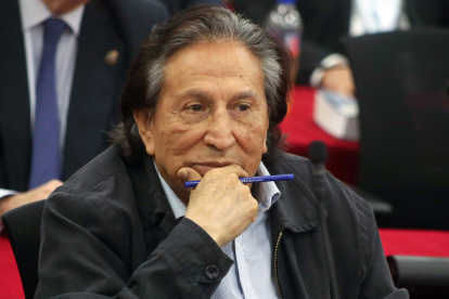 El expresidente de Perú, Alejandro Toledo, asistió a la lectura de su sentencia este lunes 21 de octubre de 2024 en Lima.