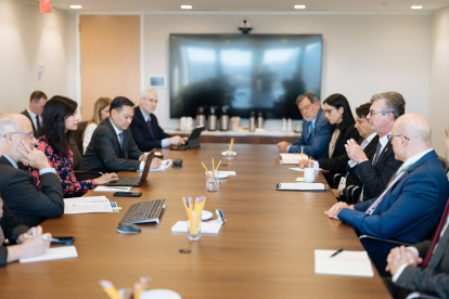 Reunión del equipo económico del Gobierno con autoridades del FMI.