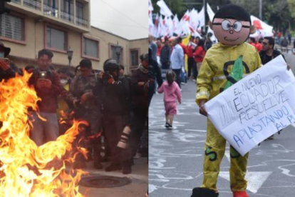 El último paro nacional contra las medidas del Gobierno se efectuó en julio de 2024 ante el aumento de combustibles.